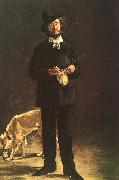 Edouard Manet Portrait of Gilbert Marcellin Desboutin USA oil painting reproduction